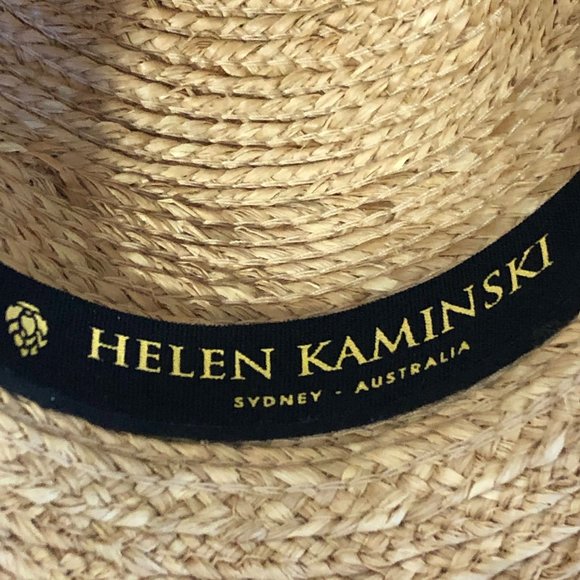 Helen Kaminsky (Aust Made) Raffia Wide Brim Soft Hat - Picture 4 of 9